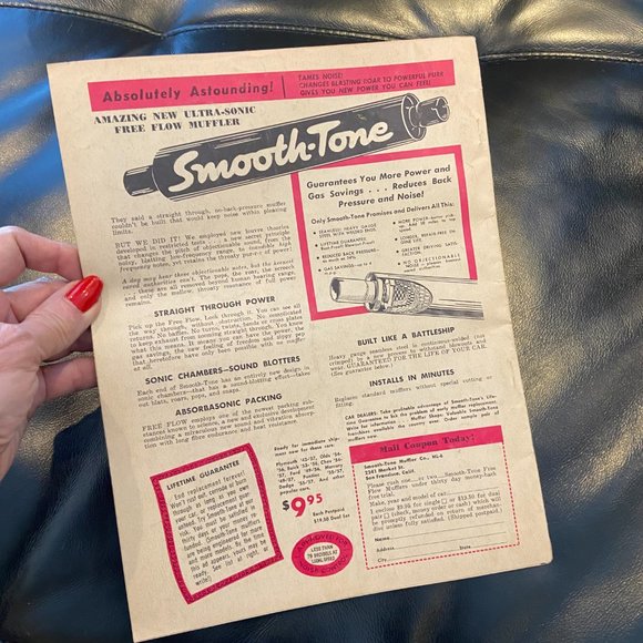 MOTOR LIFE MAGAZINE Vintage June 1957 Automobiles Collectible - Picture 9 of 9